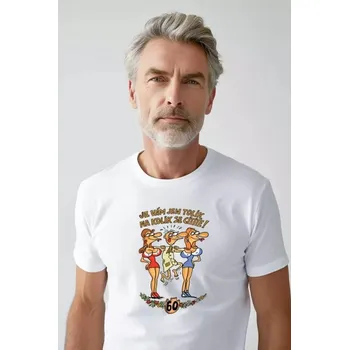 Divja Tričko - 60 Je vám jen tolik, na kolik se cítíte - pro muže Velikost: XL