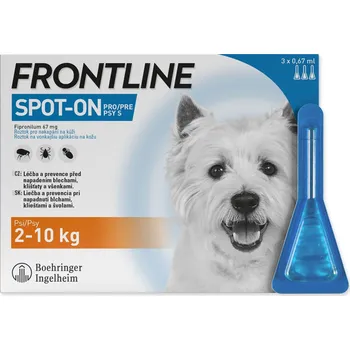 Antiparazitikum pro psa Frontline Combo spot-on pro psy S (2-10kg) - 3 ks !