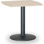 Konferenční stolek ZEUS II, 66x66 cm, černá podnož, bříza 105879959