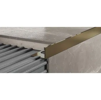 Stavební profil CELOX ukonč. profil "L" 8mm Al-elox.bronz 2,5m (40-8014)