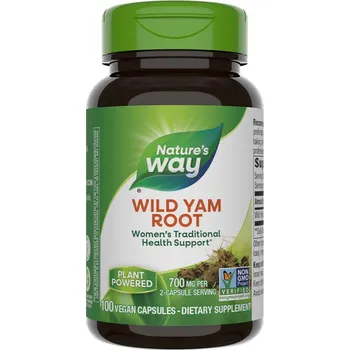 Fitness strava Nature's Way Wild Yam Root 100 kapslí