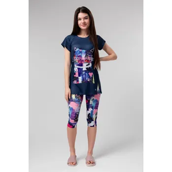 Dámské pyžamo LELOSI Capri pyžamo Kaatje S
