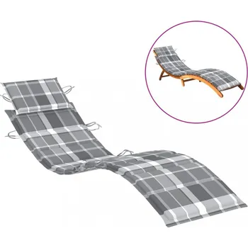Zahradní lehátko Poduška na zahradní lehátko látka Dekorhome - POSLEDNÍ KUS