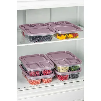 Dóza na potraviny ASIR Sada dóz na potraviny 6 kusů LIDUS růžová