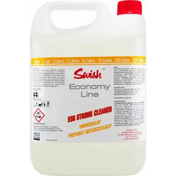 Univerzální čisticí prostředek Swish SWISH E50 STRONG - Koncentrovaný čisticí prostředek pro mytí a odmašťování povrchů, 5 l