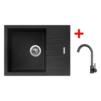 Sinks PERFECTO 650 Metalblack + ARCO černá matná