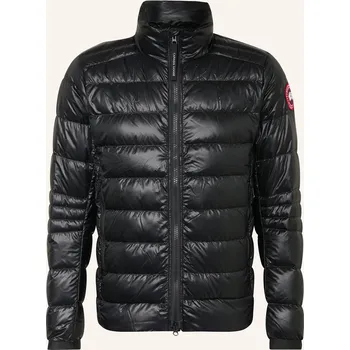Pánská bunda Canada Goose Pánská Lehká Péřová Bunda Crofton, černá, 56