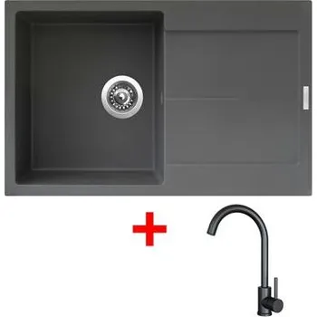 Sinks ULTIMA 790 Titanium + ARCO černá matná