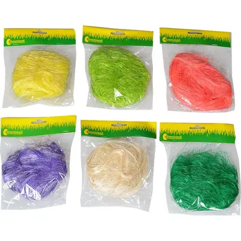 Velikonoční dekorace H+H Velikonoční dekorační řezanka sisal, 20 g 384036-6M Nové zboží