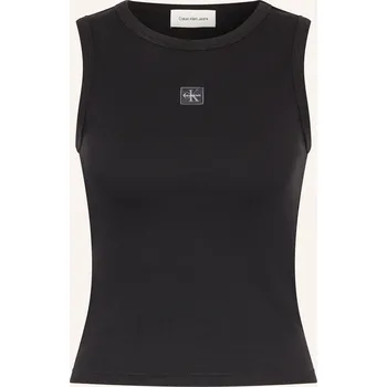 Calvin Klein Jeans Dámský Top, černá, 42