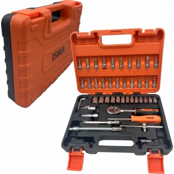 Sada nářadí Isma Sada nářadí Sada nářadí s bity 1/4" 46 dílů