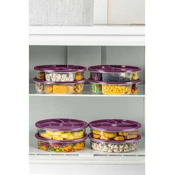 Dóza na potraviny ASIR Sada dóz na potraviny 8 kusů LIVR fialová