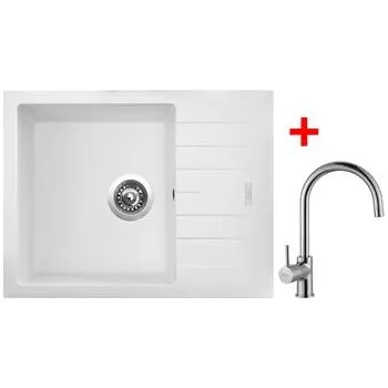 Sinks PERFECTO 650 Milk + VITALIA lesklá