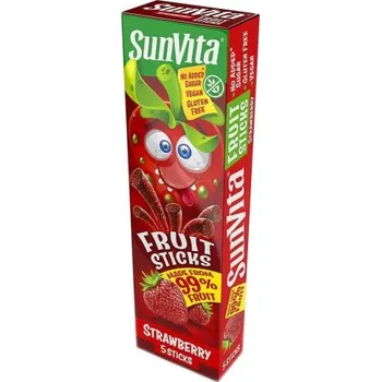 SunVita Fruit Sticks ovocné tyčinky jahoda 5x20g