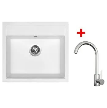 Sinks SOLO 560 Milk + ARCO celonerezová