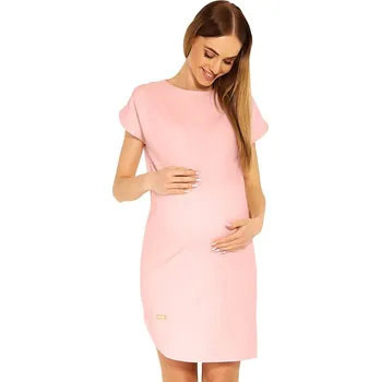 Dámské šaty Dámské těhotenské šaty 1629 Světle růžová - PeeKaBoo růžová S/M