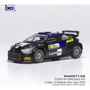autíčko Toyota GR Yaris Rally1 - Rally Japan 2024 #20 Pajari - Mälkönen 1:43 IXO