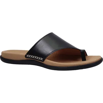 Dámské žabky Letní vycházkové pantofle, Gabor, černá: 28,6 43 (8001-10342)