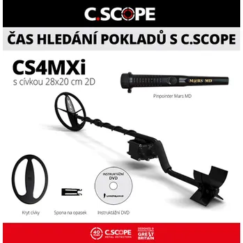 Detektor kovů Detektor kovů C.Scope CS4MXi pinpointer set