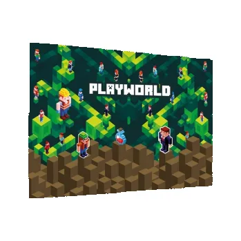 Pracovní podložka s obrázkem - Playworld / 60 x 40 cm