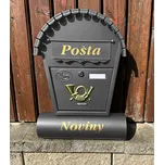 SKANTEX Poštovní schránka T2 barva: šedá T2