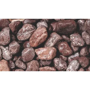 Přírodní kámen OK Mramor valoun kaštanově-hnědý 15-25mm