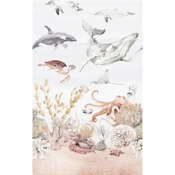 Tapeta Vliesová fototapeta na zeď, podmořský svět, A71601, One roll, one motif 2, Grandeco