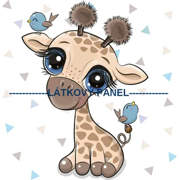 Látkový panel - Dětský - DE-02 Velikost: 15x15cm, Materiál: Kočárkovina