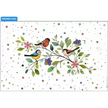 prostírání Prostírání BUG ART černé, Ptáčci (prostírání ptáček)