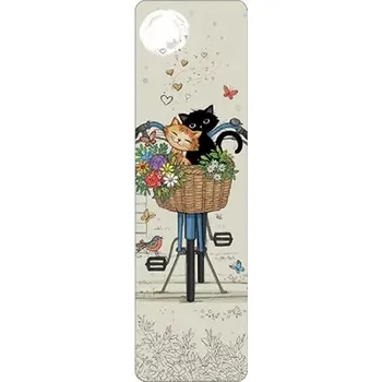 Záložka Záložka do knihy BUG ART Kočky na Kole (Záložky do knihy s kočkou, kočka)