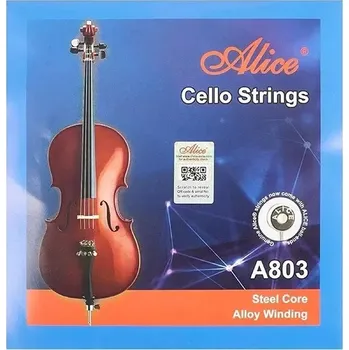 Struna pro kytaru a smyčcový nástroj Struny violoncellové Alice A803 Basic Cello String Set