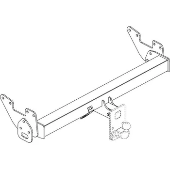Tažné zařízení Tažné zařízení Toyota Hilux 21-, USA čtvercová konzole