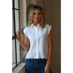 BÍLÁ KOŠILE S KRAJKOU Only