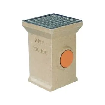 Odvodňovací žlab MEAGARD Dvorní vpusť 300x300mm s pozink.mříž. roštem 30/30 (A15)