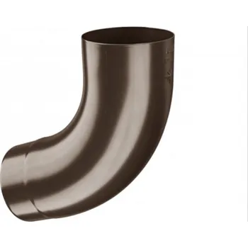 okap KJG koleno 100 mm 72° FeZn RAL 8028 HNĚDÁ