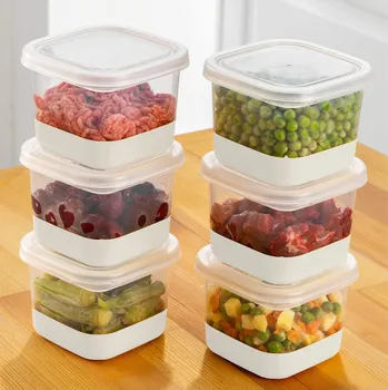 Kuchyňská skříňka ASIR Sada dóz na potraviny do chladničky 6 kusů 6A šedá