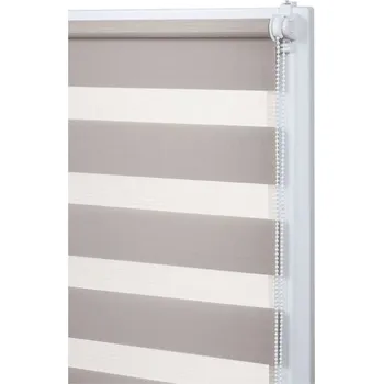 Dvojroleta Classic, 72,5 × 150 cm, šedobéžová