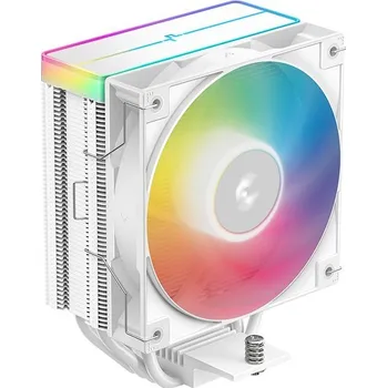 Počítačové chlazení DEEPCOOL AG400 ARGB V2 bílý Chladič, pro CPU, pro Intel i AMD, socket 1851, 1700, 1200, 115x, AM5, AM4, 120mm ventilátor, 4 heatpipe, bílý R-AG400-WHAMMN-GJD