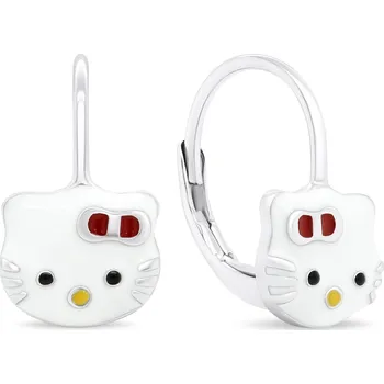 Módní doplněk Brilio Silver Roztomilé stříbrné náušnice Kočičky EA437W + 2 měsíce na vrácení zboží