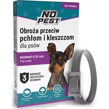 Obojek pro psa Obojek proti klíšťatům a blechám pro malé psy 35cm