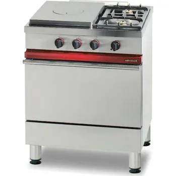 Sporák Société Industrielle de Lacanche SPORÁK PLYNOVÝ CG 731 CF EKT - 2 HOŘÁKY, VARNÝ TÁL, EL. KONVEKČNÍ TROUBA