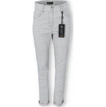 Dámské kalhoty Kalhoty dámské Abgs 4376 barva: béžová, velikost: 48