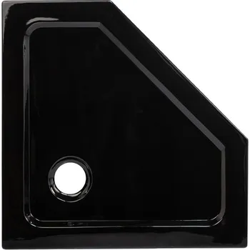 Sprchová vanička BPS-koupelny Pětiúhelníková akrylátová sprchová vanička HYD-PSV-ST07A 80x80 černá