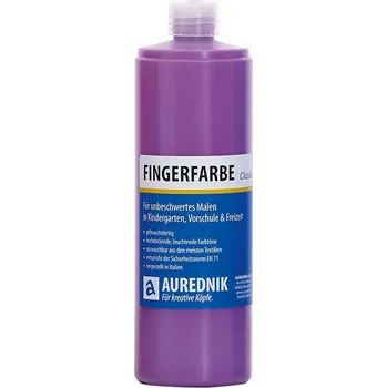 Vodová barva Prstová barva AUREDNIK světle fialová 750ml