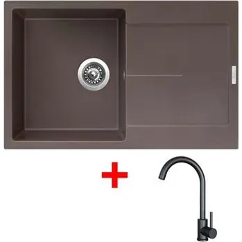 Sinks ULTIMA 790 Marone + ARCO černá matná