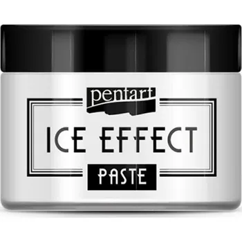 Speciální výtvarná barva Pasta sněhový efekt Snow Crystal Pentart - 150 ml