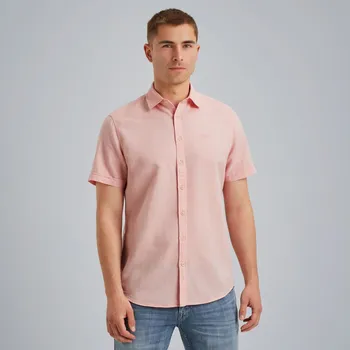 Pánská polokošile PME LEGEND PSIS2504208 3067 Shirt short sleeve ctn linen 2 tone Velikost: XL