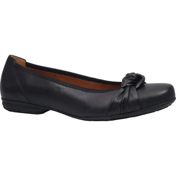 Dámské baleríny Vycházková obuv-baleríny, Gabor, černá: Černá Hladká kůže 28,3 42,5 G - standardní šíře (28042-20476)