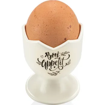 Stojánek na vajíčko PROHOME - Kalíšek na vařené vajíčko 4,7x4,7x6cm Bon Appetit