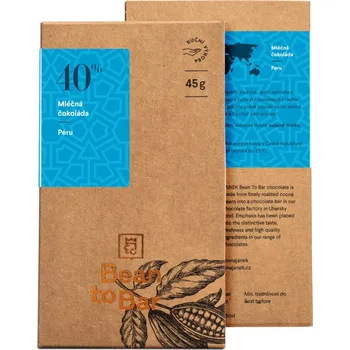 Čokoláda 40% Bean to bar mléčná čokoláda – Peru